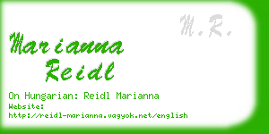 marianna reidl business card